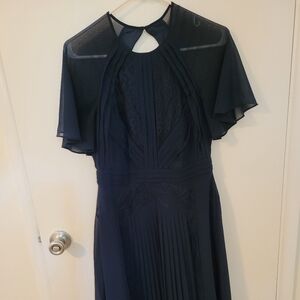 ASOS Dark Blue Long Sleeve Dress